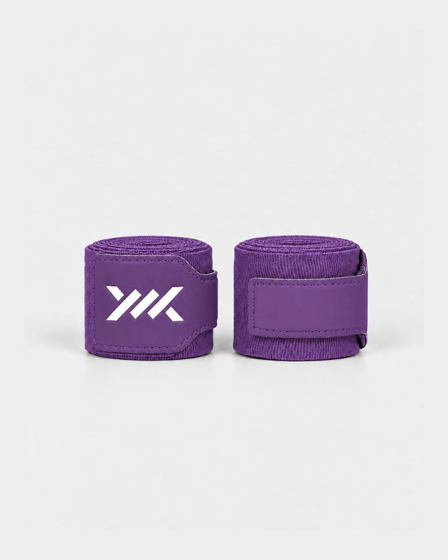 Caged Boxbandagen Essential – Lila (inklusive Waschbeutel)