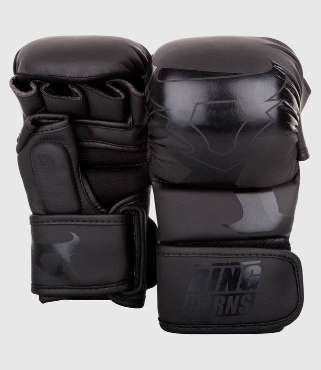 Ringhorns MMA Handschuhe Charger Sparring - Schwarz/Schwarz - The Fight Company Deutschland