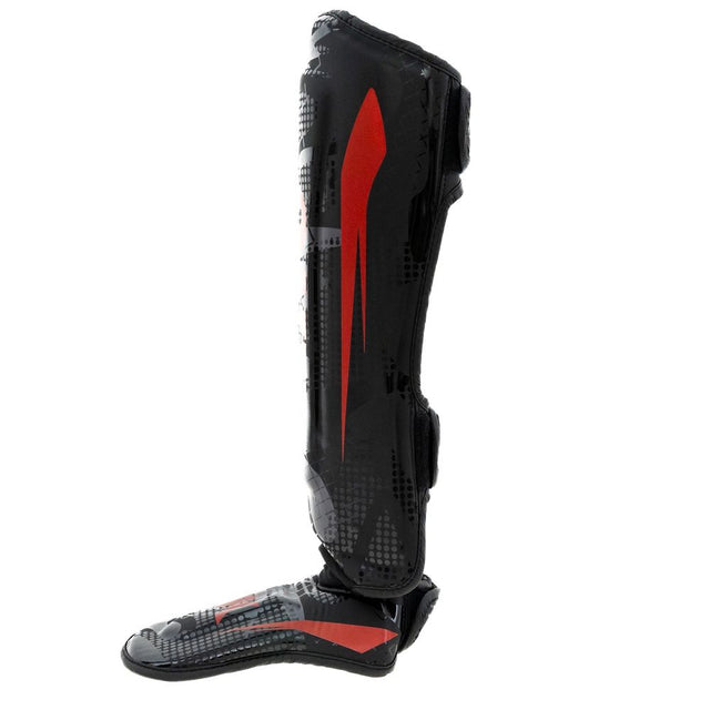 King Pro Boxing Schienbeinschoner Shogun - Schwarz/Rot