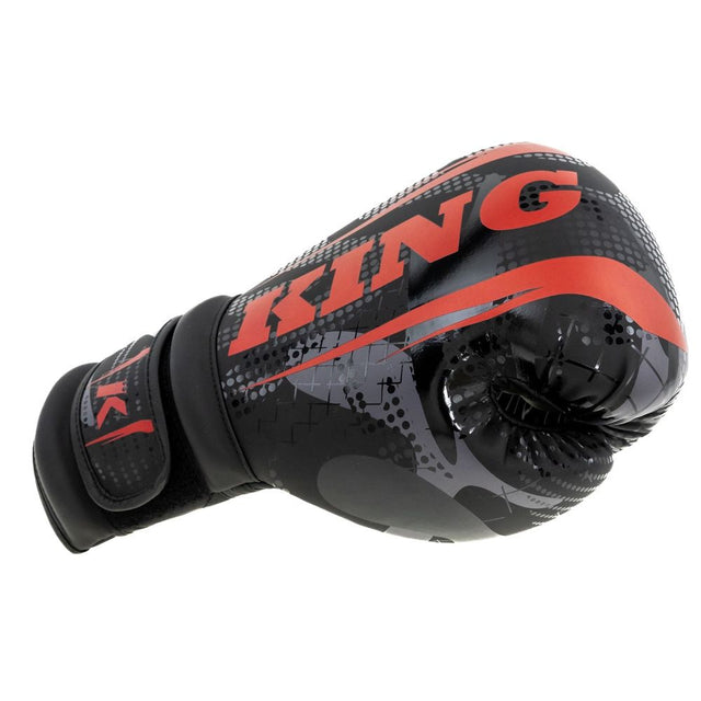 King Pro Boxing Boxhandschuhe Shogun - Schwarz/Rot