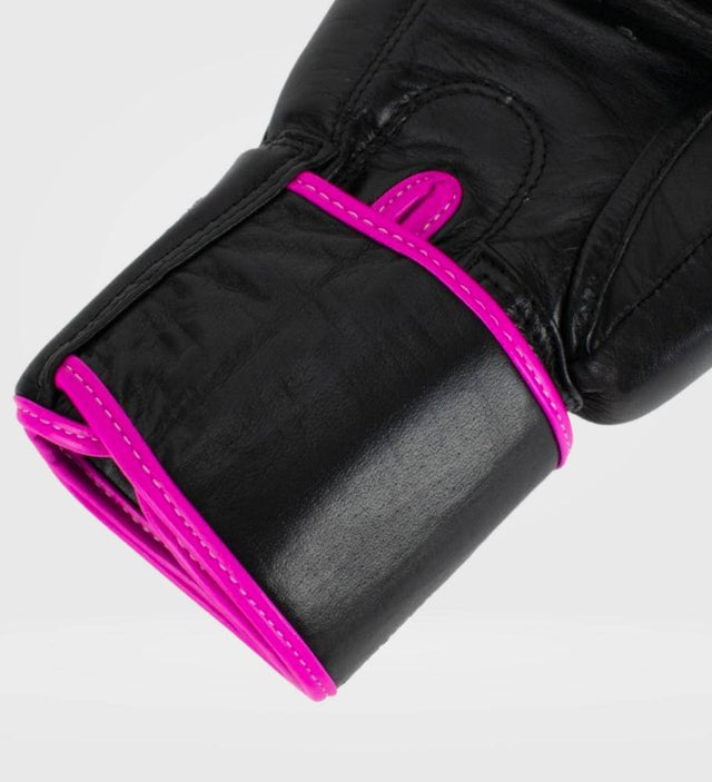 Super Pro Boxhandschuhe Warrior - Schwarz/Pink - The Fight Company Deutschland