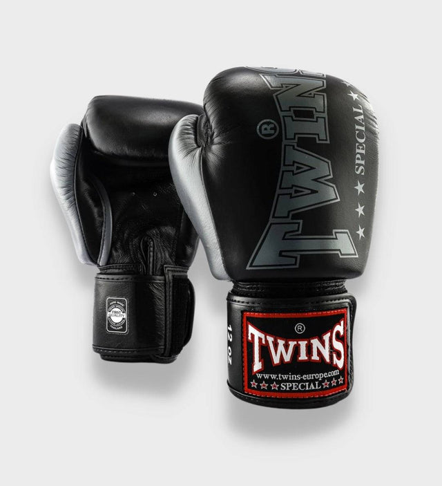 Twins Boxhandschuhe BGVL8 - Schwarz/Grau - The Fight Company Deutschland