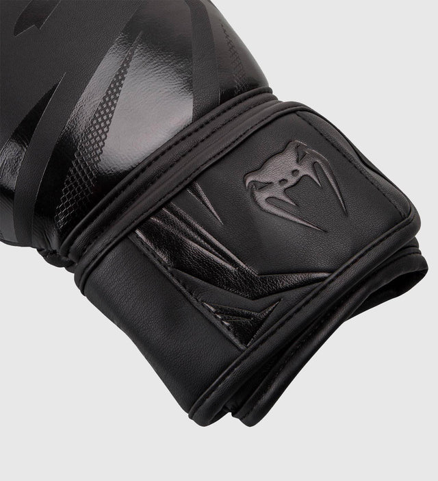 Venum Boxhandschuhe Challenger 3.0 - Schwarz/Schwarz - The Fight Company Deutschland