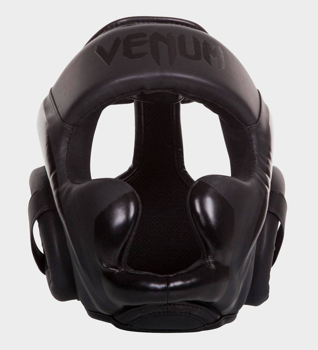 Venum Kopfschutz Elite - Schwarz/Schwarz - The Fight Company Deutschland