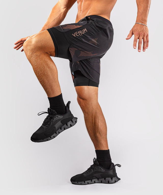 Venum MMA Shorts No-Gi 6.0 - Schwarz/Braun