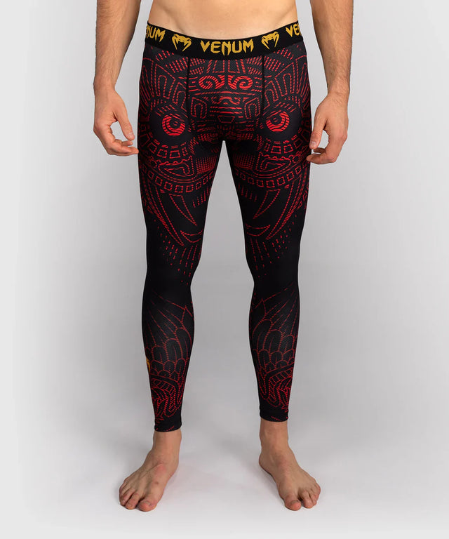 Venum Spats Quetzal Fury – Schwarz/Rot