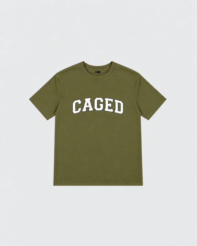 Caged T-Shirt Varsity - Khaki