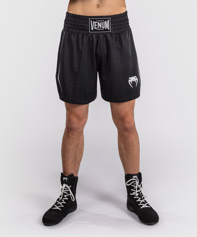 Venum Boxhosen Stealth - Schwarz/Weiß