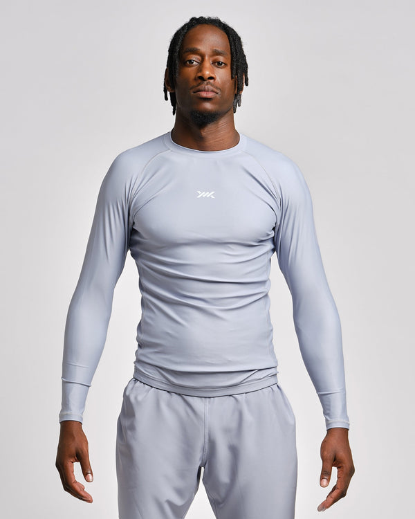 Caged Rashguard Tactical Langarm - Gunmetal Grey