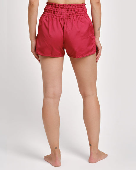 Caged Muay Thai Shorts Classic – Rot vrouw