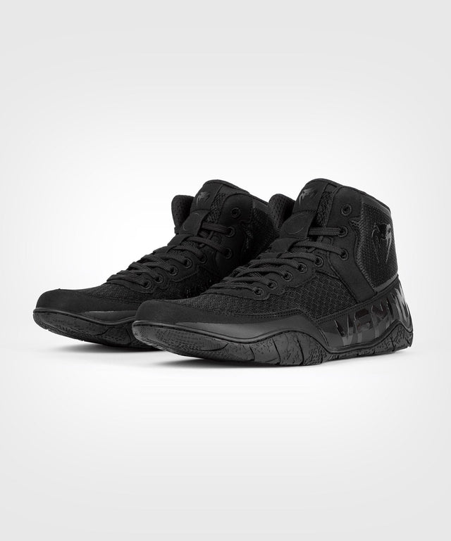 Venum Wrestling Schuhe Elite - Schwarz