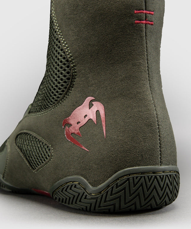 Venum Boxschuhe Contender - Khaki/Rot