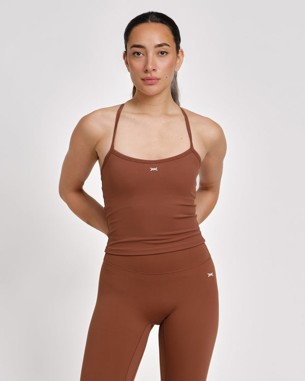 Caged Tank Top Aspire - Mokka