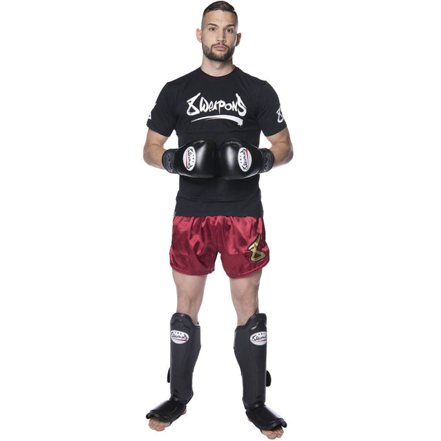 8 WEAPONS Muay-Thai-Shorts Strike - Bordeaux