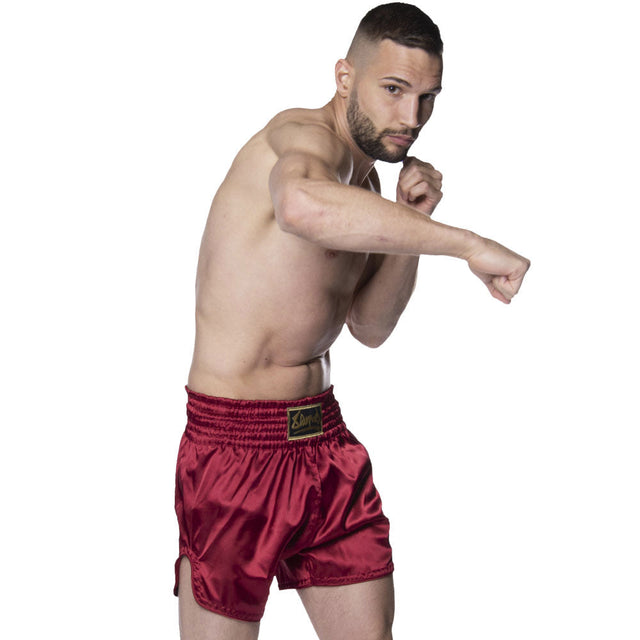 8 WEAPONS Muay-Thai-Shorts Strike - Bordeaux