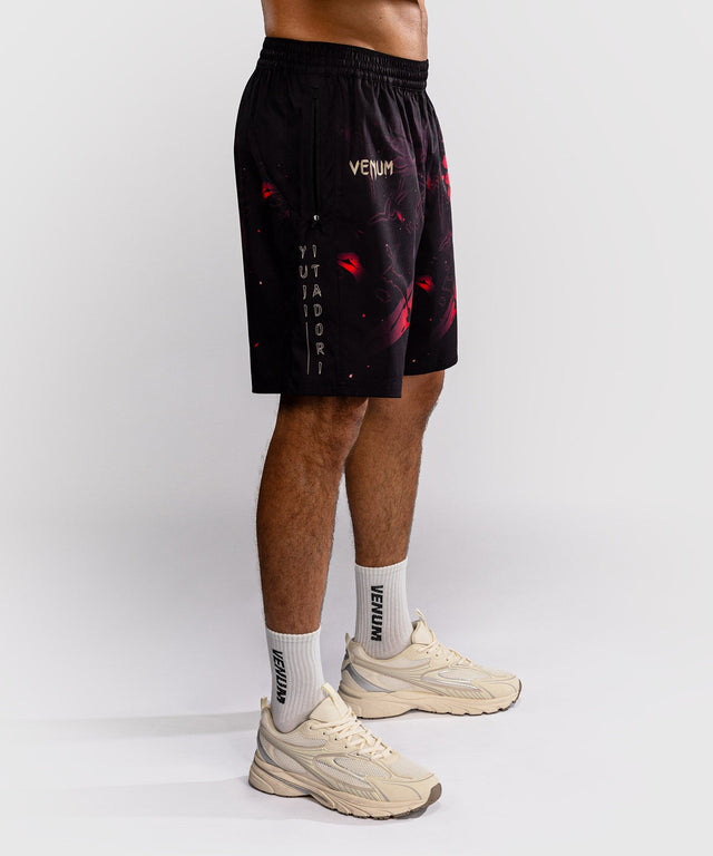 Venum Trainingsshorts x Jujutsu Kaisen Itadori - Schwarz/Rot