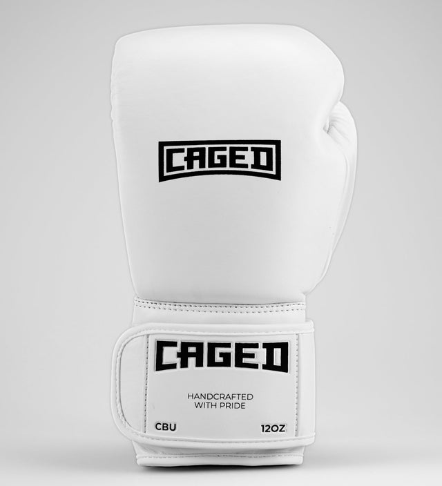 Caged Boxhandschuhe 'X' Series - Weiss/Schwarz