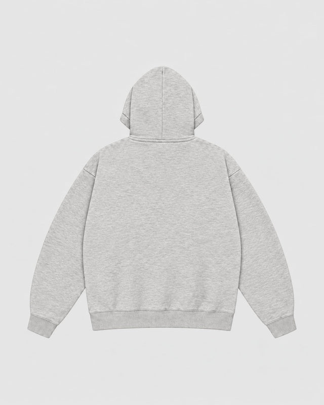 Caged Hoodie Varsity - Grau Meliert
