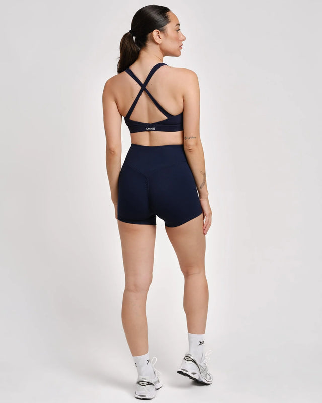 Caged Sports Bra Essential - Marineblau
