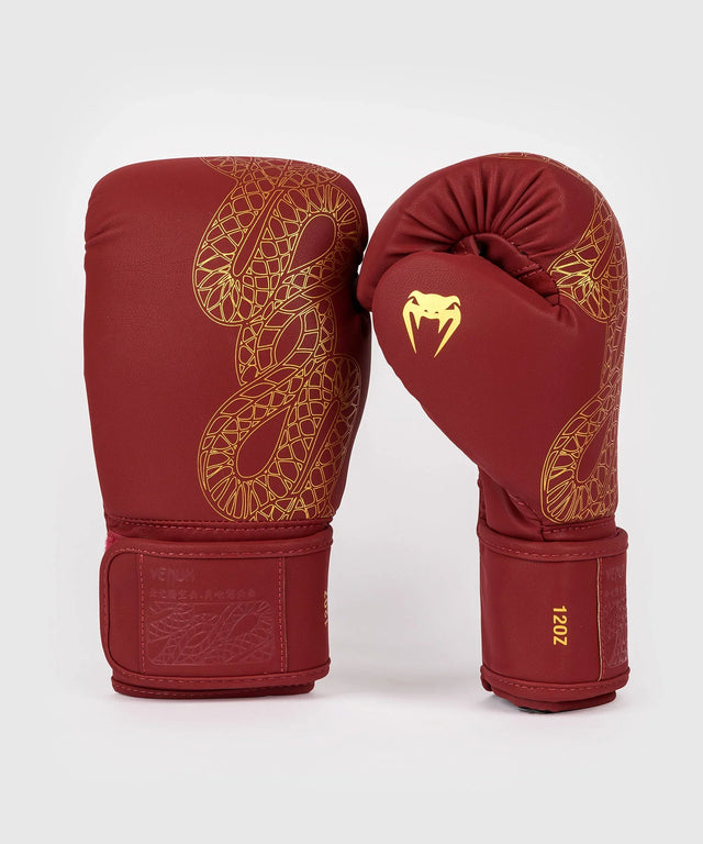 Venum Boxhandschuhe Serpenti - Burgundy