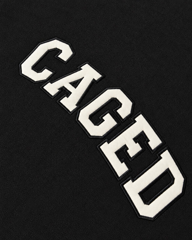 Caged Hoodie Varsity - Schwarz