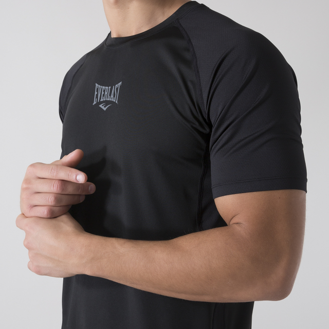 Everlast Kompressions-T-Shirt – Schwarz