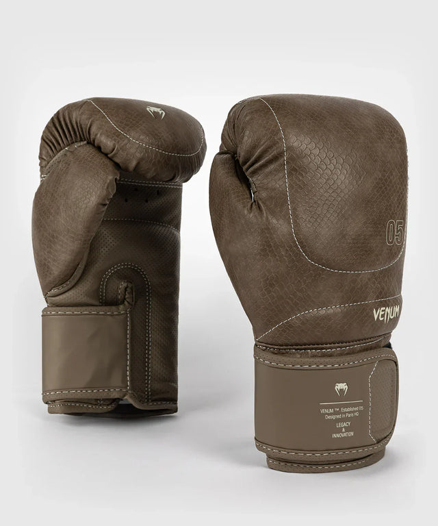 Venum Boxhandschuhe Impact Evo Scales – Braun