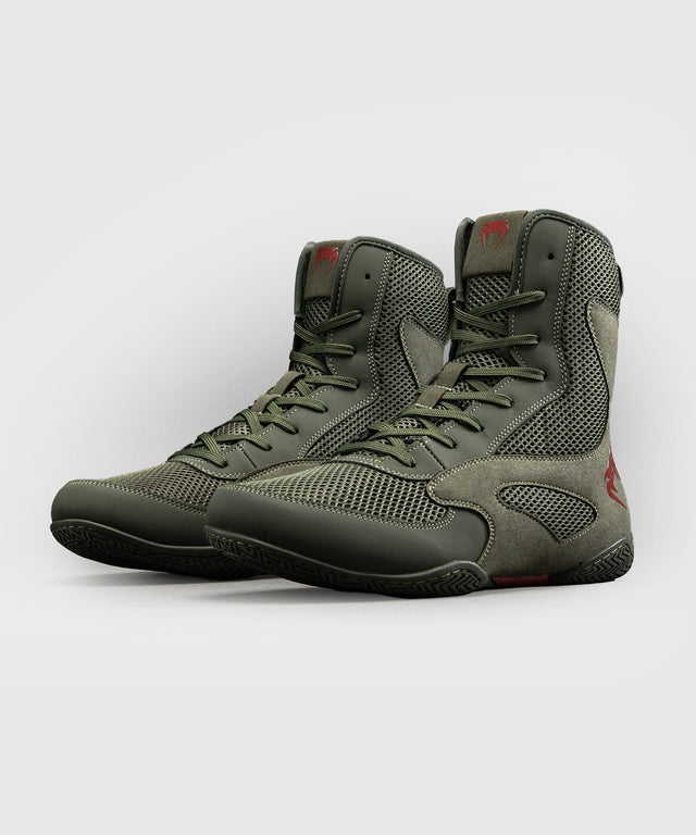 Venum Boxschuhe Contender - Khaki/Rot