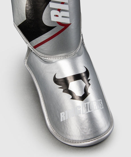 Ringhorns Schienbeinschoner Charger - Silber/Schwarz
