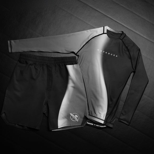 Hayabusa Rashguard Apex Nova Lange Ärmel Kinder - Schwarz