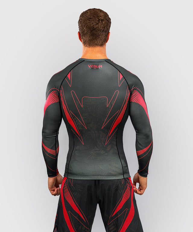 Venum Rashguard Amazonia Reborn Lange Ärmel - Schwarz/Rot