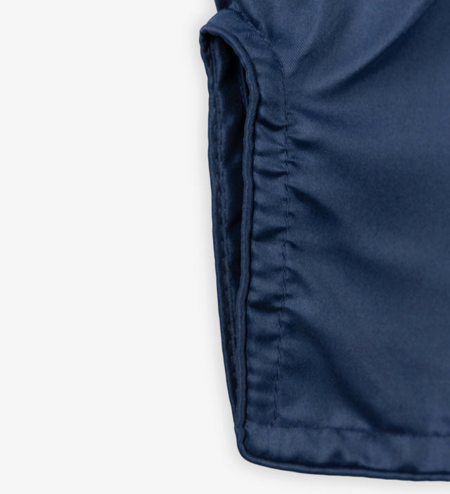 Caged Muay Thai Shorts Classic - Navy Blau/Weiss vrouw