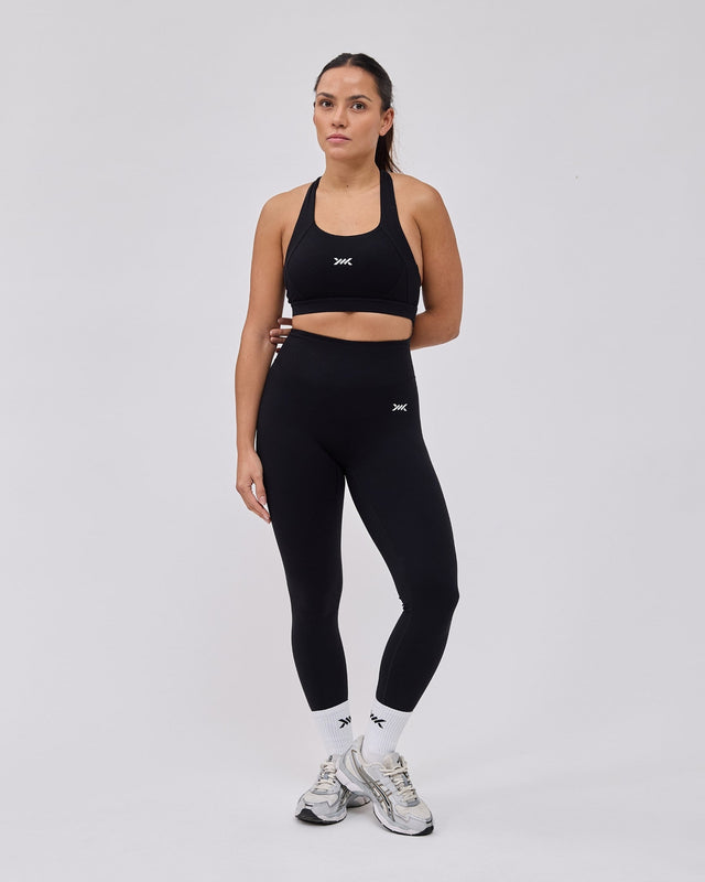 Caged Essential Leggings - Schwarz