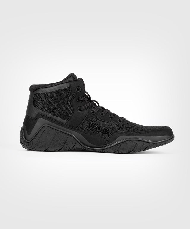 Venum Wrestling Schuhe Elite - Schwarz