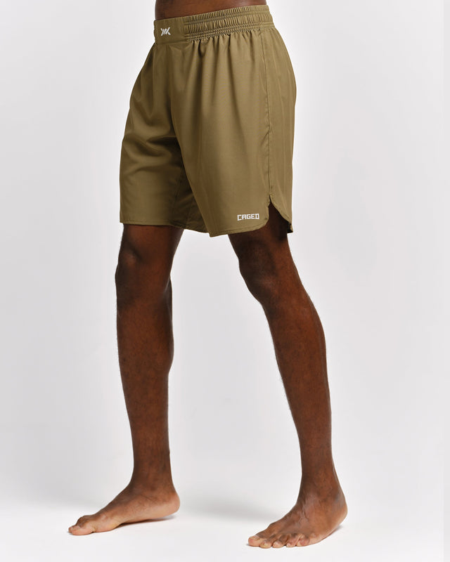 Caged MMA Shorts Tactical – Armeegrün