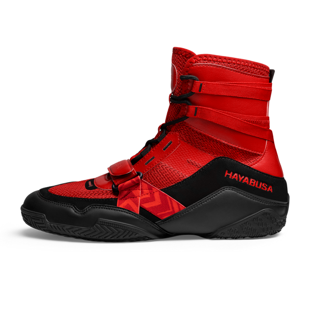 Hayabusa Boxschuhe Strike - Rot/Schwarz
