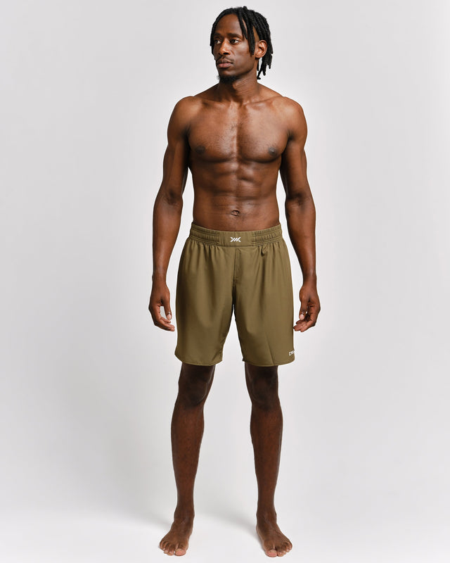 Caged MMA Shorts Tactical – Armeegrün