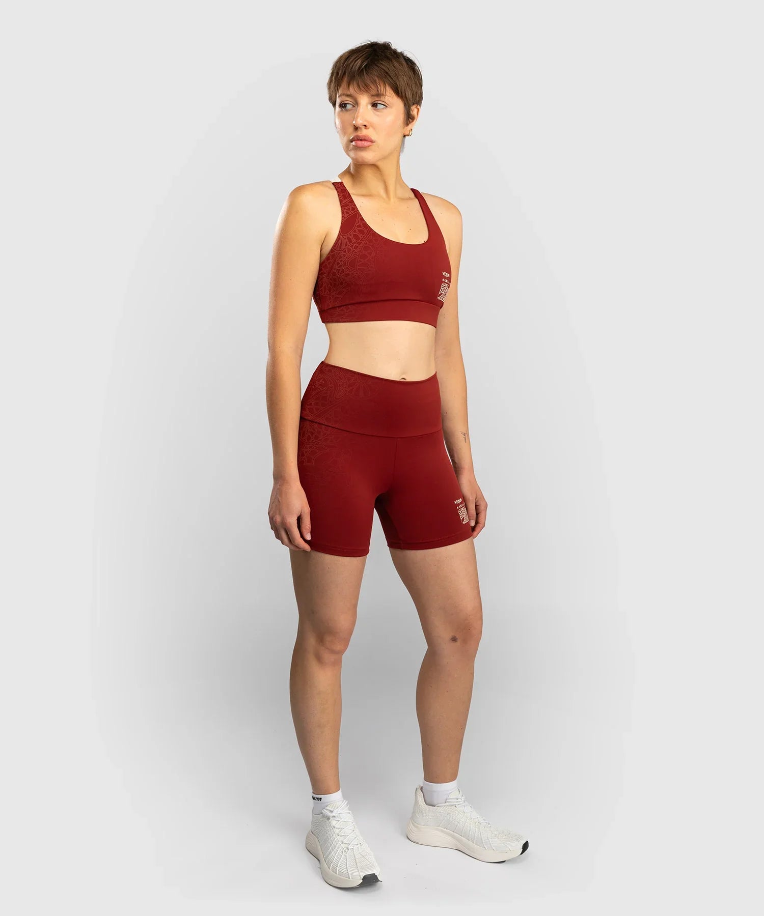 Venum Damen Shorts Serpenti - Burgundy