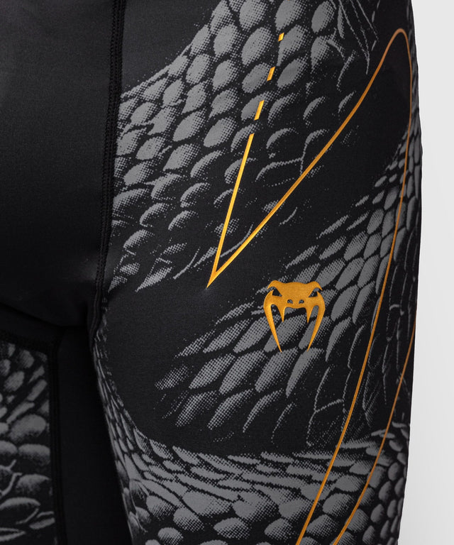 Venum Kompressionsshorts Matupa - Schwarz/Grau/Gold