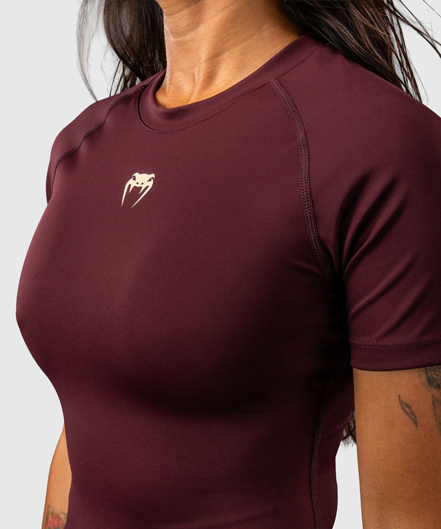 Venum Rashguard Talisman Kurzarm - Pflaume
