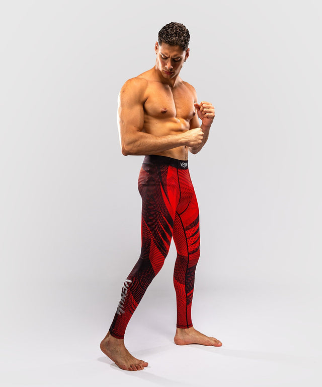 Venum Kompressionshose Galactic 3.0 - Rot/Silber