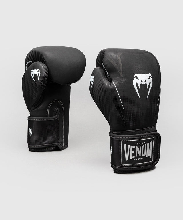 Venum Boxhandschuhe Stealth - Schwarz/Weiß