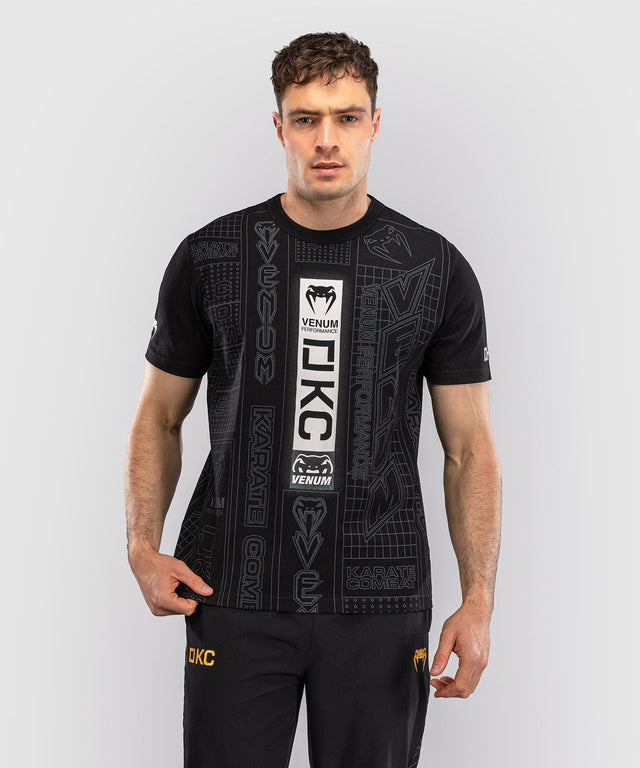 Venum T-Shirt Karate Combat - Schwarz/Grau