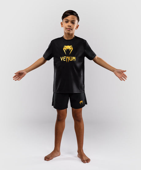 Venum T-Shirt Classic Dry Tech Kinder - Schwarz/Gold