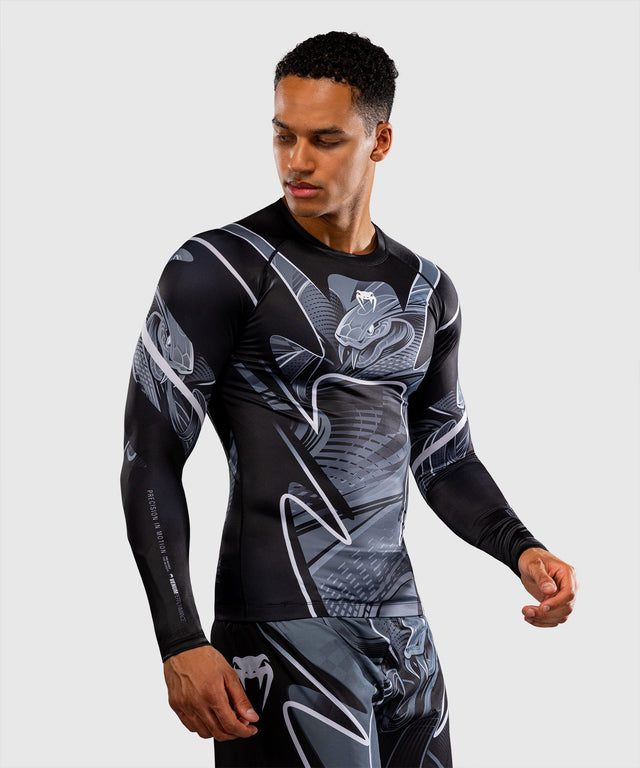 Venum Rashguard Crimson Viper 2.0 Langarm - Schwarz/Grau
