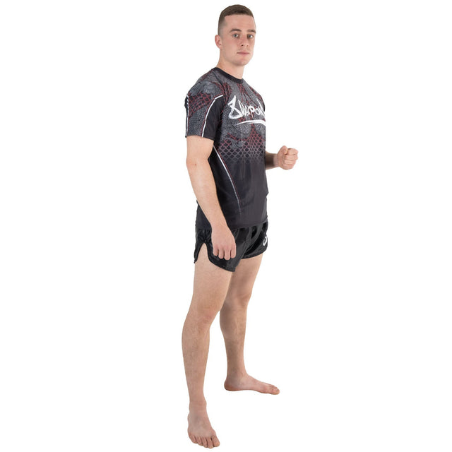 8 WEAPONS T-Shirt Naga Yant - Schwarz/Rot