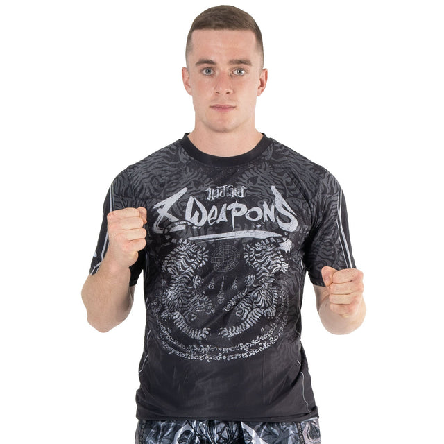 8 WEAPONS T-Shirt Functional - Schwarz/Grau