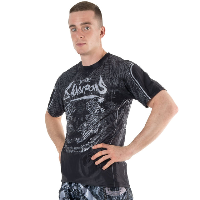 8 WEAPONS T-Shirt Functional - Schwarz/Grau