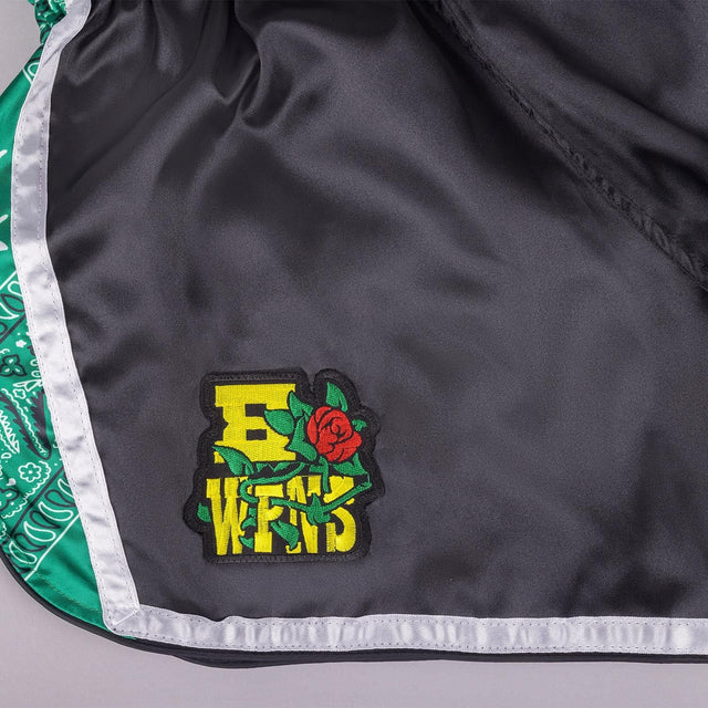 8 WEAPONS Muay-Thai-Shorts West Coast - Grün