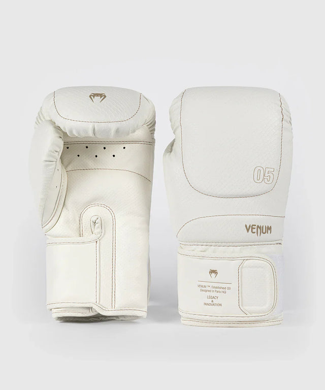 Venum Boxhandschuhe Impact Evo Scales – Elfenbeinweiss